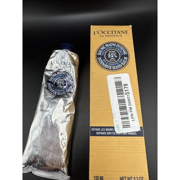 L'Occitane Shea Butter Intensive Hand Balm 5.3 oz Damaged Full - Picture 1 of 2